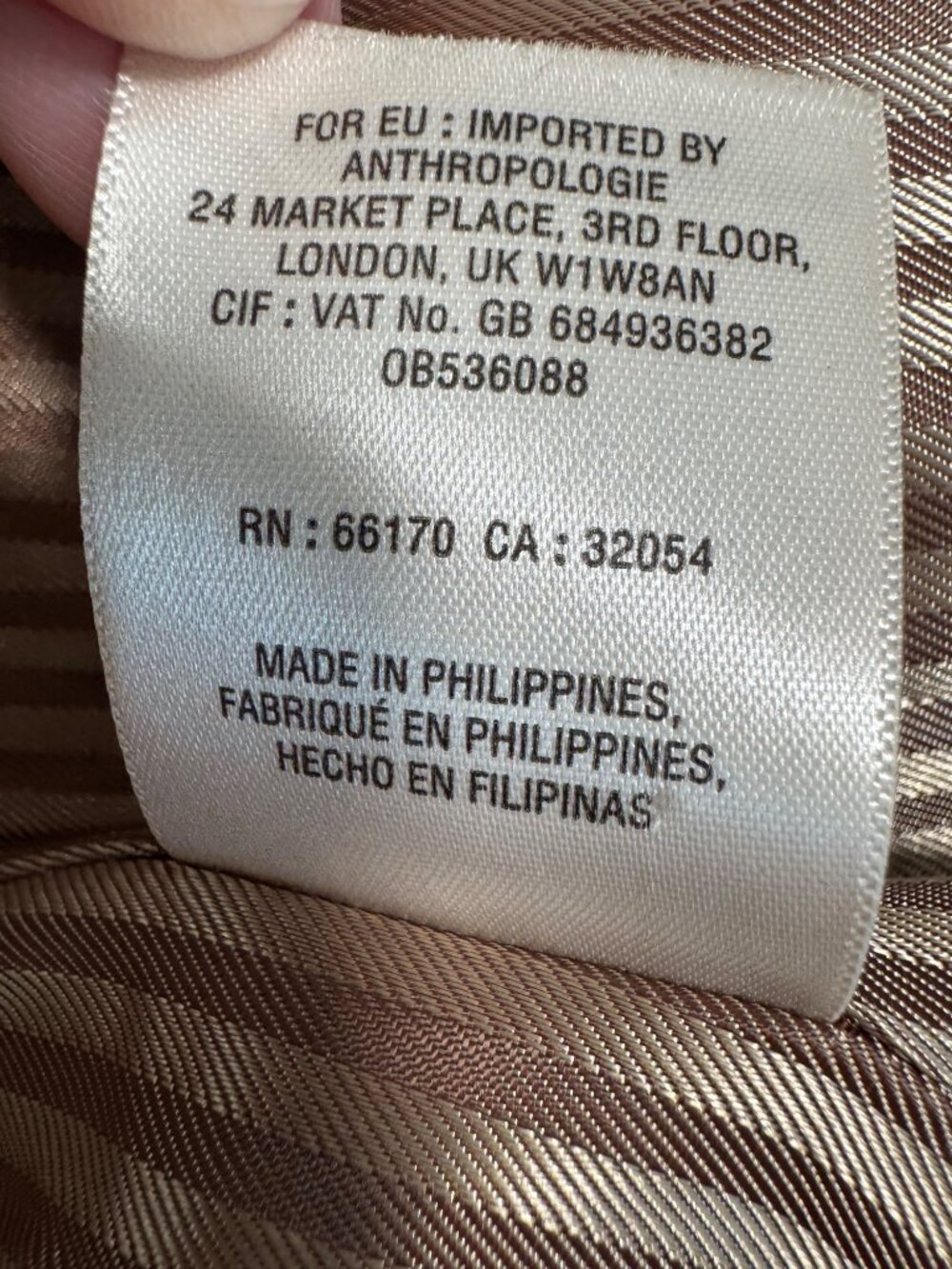 Anthropologie Elevenses Black Metallic Floral Velvet Blazer 6 Philippines Lined - Picture 3 of 12